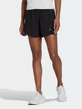 Image of adidas Hiit 45 Seconds Two-in-one Shorts, Black Size XL Women