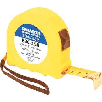 image of 10M/33' Hi-vis Locking Tape - Yellow Case