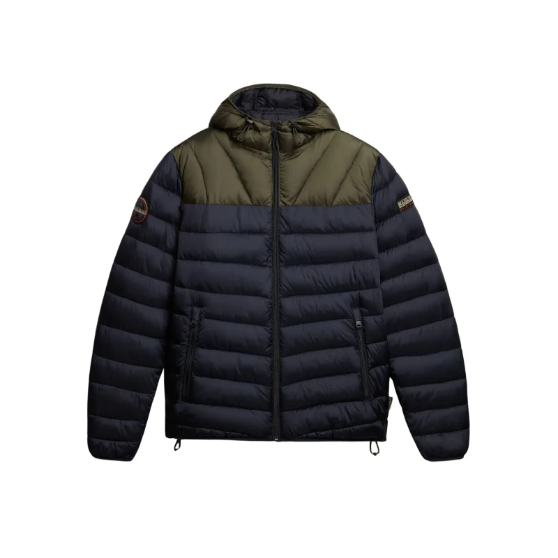 Image of Hooded sleeveless jacket Napapijri Aerons Cb Noir Male M