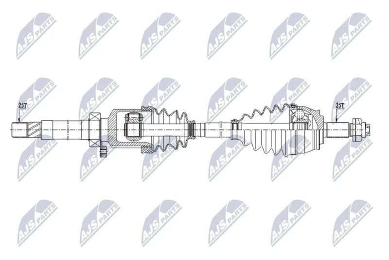 Image of NTY Drive shaft NTY NPW-FT-112
