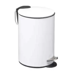 image of 5Five Softclose 3L Waste Bin - White