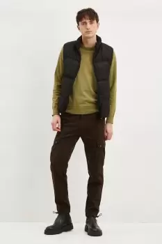 Image of Mens Slim Fit Utility Cuff Hem Trousers