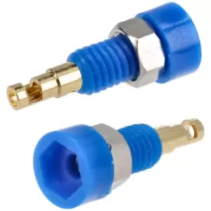 Image of TruConnect 170588 2mm Insulated Test Socket Gold Plated Blue