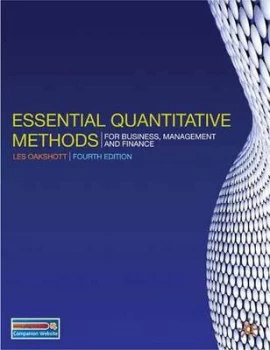Image of Essential Quantitative Methods for Business Management and Finance by Les Oakshott Paperback
