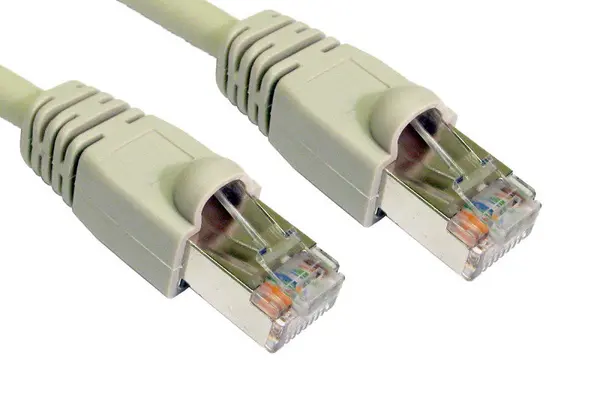 Image of Cables Direct Cables Direct - Patch cable - RJ-45 (M) - RJ-45 (M) - 1m - FTP - ( CAT 6 ) - snagless booted - grey B6ST-701