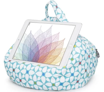 image of IBEANI Bean Bag Tablet Stand - Geometric