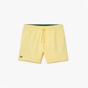 Image of Lacoste Lacoste Taff Swim Shorts Mens - Yellow