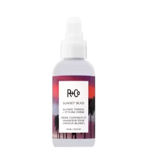Image of R+Co Sunset BLVD Blonde Toning Styling Creme 124ml