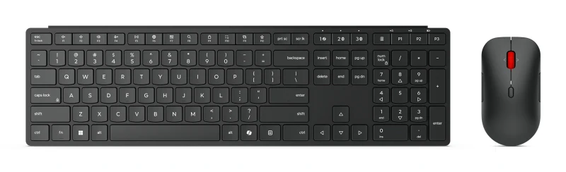 Image of Lenovo 4X31S04810 keyboard Mouse included Office RF Wireless + Bluetoo