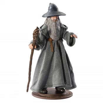 image of Noble Collection Lord of the Rings - Gandalf Bendyfigs