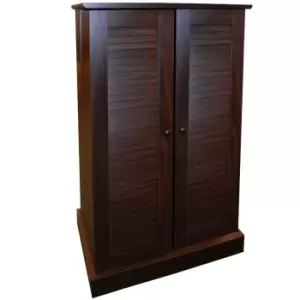 Techstyle Victoria 600 Cd / 250 DVD / Bluray Multimedia Storage Cabinet Walnut