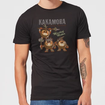 Image of Disney Moana Kakamora Mischief Maker Mens T-Shirt - Black - 3XL - Black