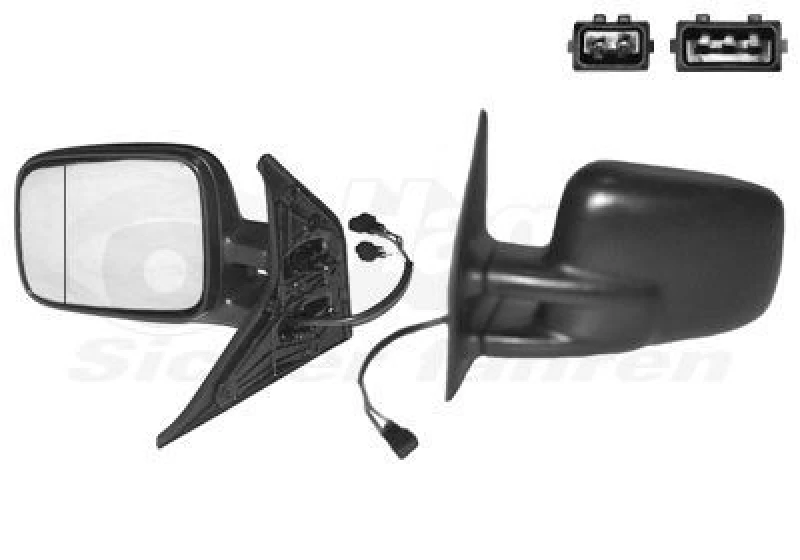 Image of VAN WEZEL Wing mirror VAN WEZEL 5874817