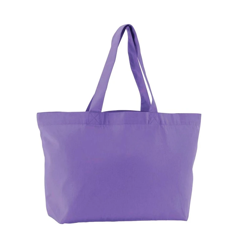 Image of Westford Mill Womens EarthAware Twill Tote Bag in Violet Violet Female One Size