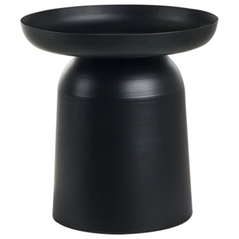Image of Beliani Side Table Torrens Metal Black
