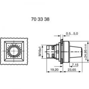 Image of RAFI 1.30077.041 Potentiometer Knob