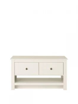 image of Consort Dover Ready Assembled Coffee Table - White