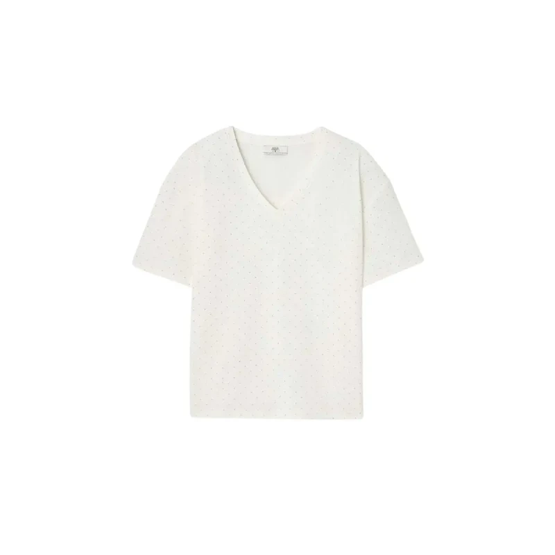 Image of Le Temps des cerises Womens T-Shirt Le Temps des cerises Alasko Blanc Female XS