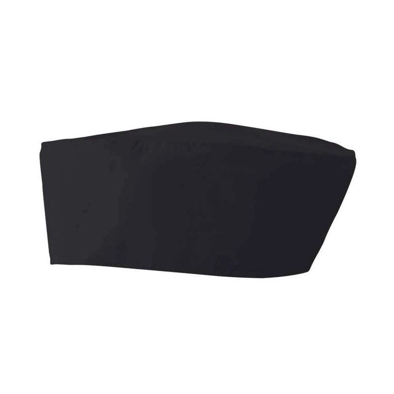 Image of Premier Womens Denim Chef Skull Cap in Jet Black Jet Black Female One Size
