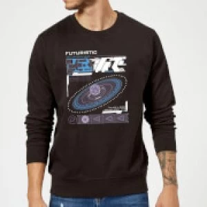 Image of Crystal Maze Futuristic Zone Sweatshirt - Black