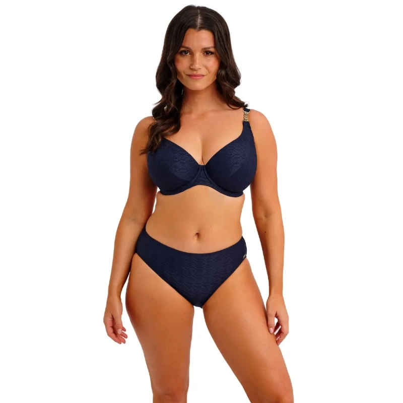 Image of Womens mid-rise swimsuit bottom Fantasie Azores Bleu Female 3XL