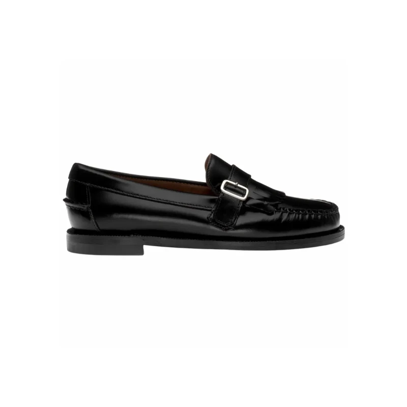 Image of Sebago Womens boat shoes Sebago Ales Noir Female 36