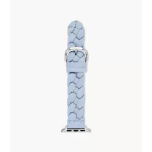 Image of Kate Spade New York Womens Leather Band For Apple Watch, 38/40/41Mm And 42/44/45/49Mm - Blue