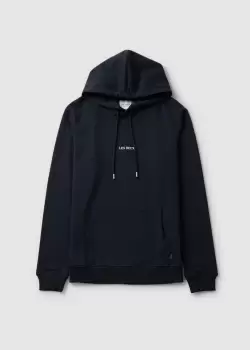 image of Les Deux Mens Lens Hoodie In Dark Navy