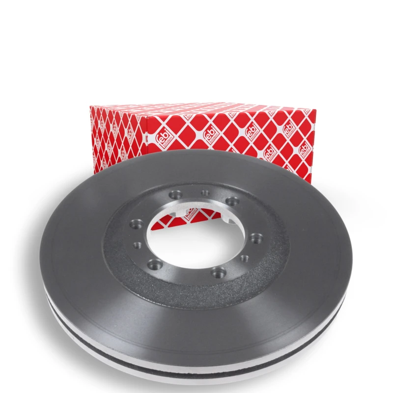 Image of FEBI BILSTEIN 10746 Brake disc Front Axle, internally vented, Coated Brake Disc (82)