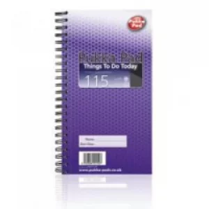Image of ValueX Things To Do Today Book 153x280mm 115 Sheets (Pack 5)