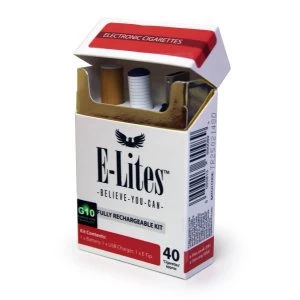 image of Elite E-Lites E40 E-Cigarette Starter Kit with USB Charger