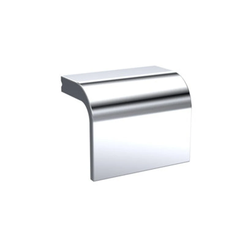 Image of Nuie Hudson Reed H112 Chrome Square Drop Handle - Polished Aluminium Bathroom Furniture Handle, 32 X 40 X 25 mm