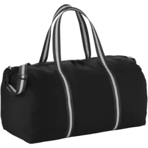 Image of Bullet Cotton Weekender Duffel (55 X 22.8 X 28Cm, Solid Black)
