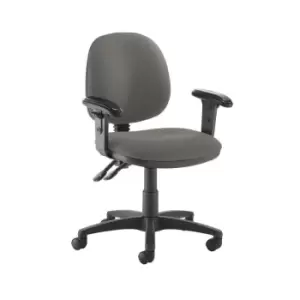 Image of Dams MTO Jota Medium Back PCB Operators Chair with Adjustable Arms - Tarot Purpl