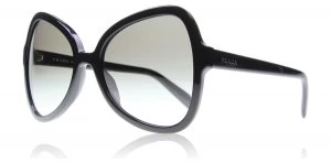 image of Prada PR05SS Sunglasses Shiny Black 1AB0A7 56mm