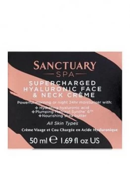 Image of Sanctuary Spa Sanctuary Supercharged Hyaluronic Face & Neck Cream 50ml One Colour, Women