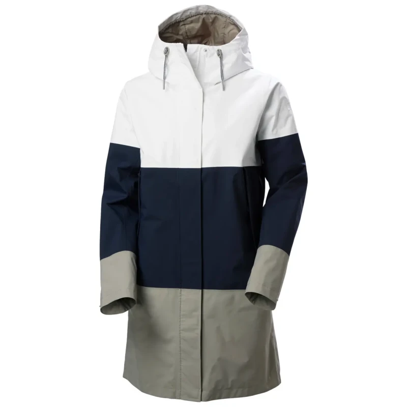 Image of Helly Hansen Womens waterproof jacket Helly Hansen Koster Rain Blanc Female M