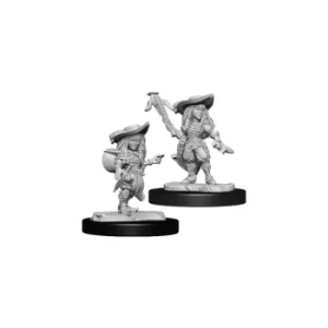 Image of Pathfinder Battles Deepcuts Unpainted Miniatures (W15) Gnome Bard Female