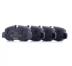 Image of TEXTAR Brake pad set MERCEDES-BENZ 2210101 4474200120,4474200320,A4474200120 A4474200320