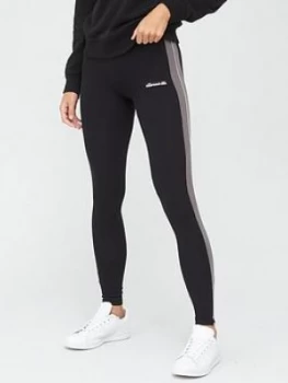 Image of Ellesse Heritage Sandra Leggings - Black, Size 8, Women
