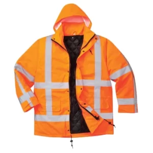 Image of RWS Hi Vis Traffic Jacket and Detachable Lining Orange 3XL