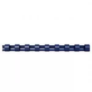 Image of Fellowes 53301 6mm Blue Comb 25pk 20617J