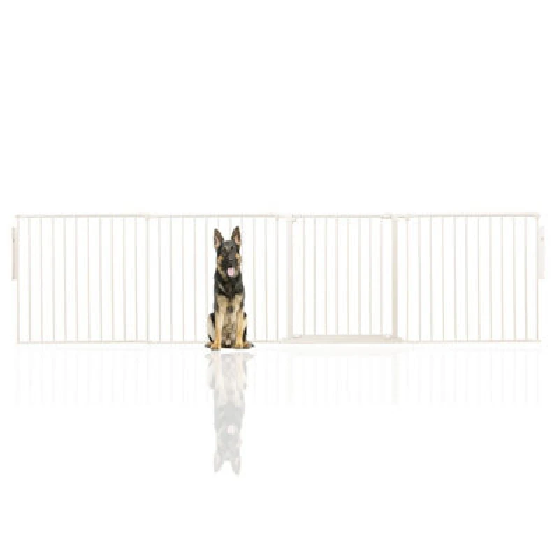 Image of Bettacare Premium Multi Panel Flexible Pet Barrier, Up To 298Cm Wide, White, 70Cm High