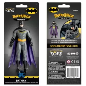Image of Noble Collection DC Comics Batman Mini Bendyfig 5.5 Inches