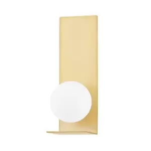 Image of Hudson Valley Lighting Lani Wall Sconce Aged Brass