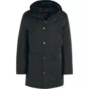 Image of Barbour Haughton Wax Jacket - Black