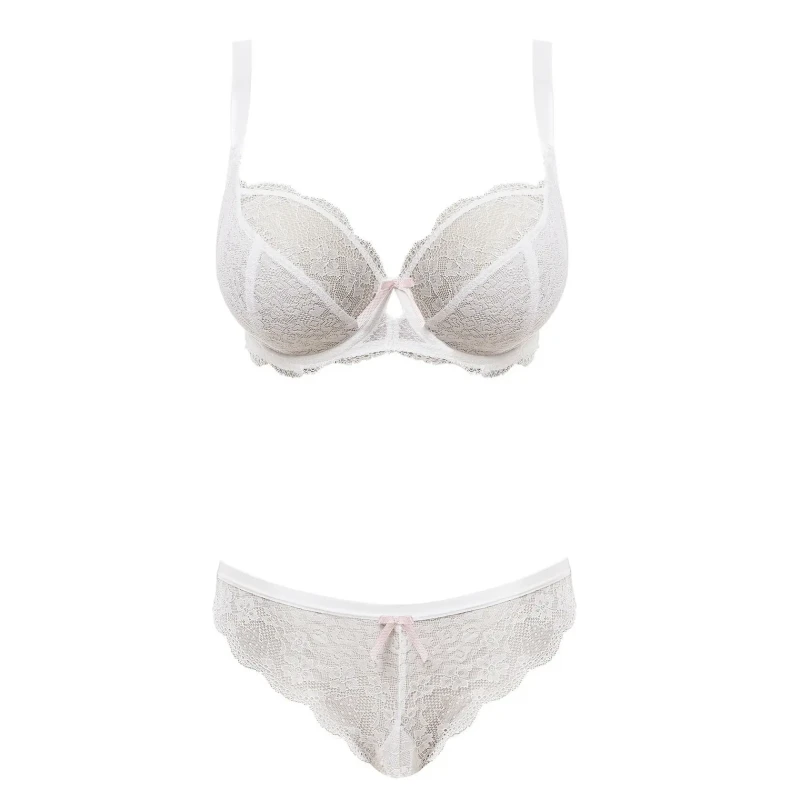 Image of Freya Womens underwired plunge bra Freya Fancies Blanc Female 80H