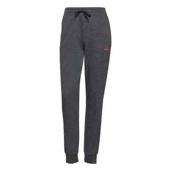 image of adidas Essentials French Terry Logo Joggers Womens - Dark Grey Heather / Rose Tone