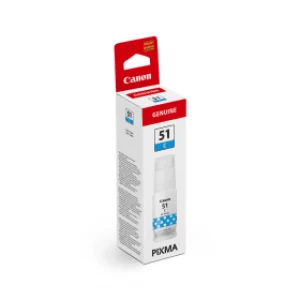 Image of Canon GI-51C Cyan Ink Bottle