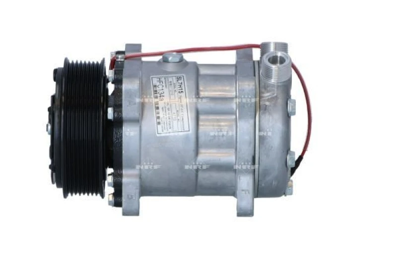Image of NRF 32132 AC Compressor EASY FIT PAG 100, with PAG compressor oil, with gaskets/seals Compressor,air conditioning (447)